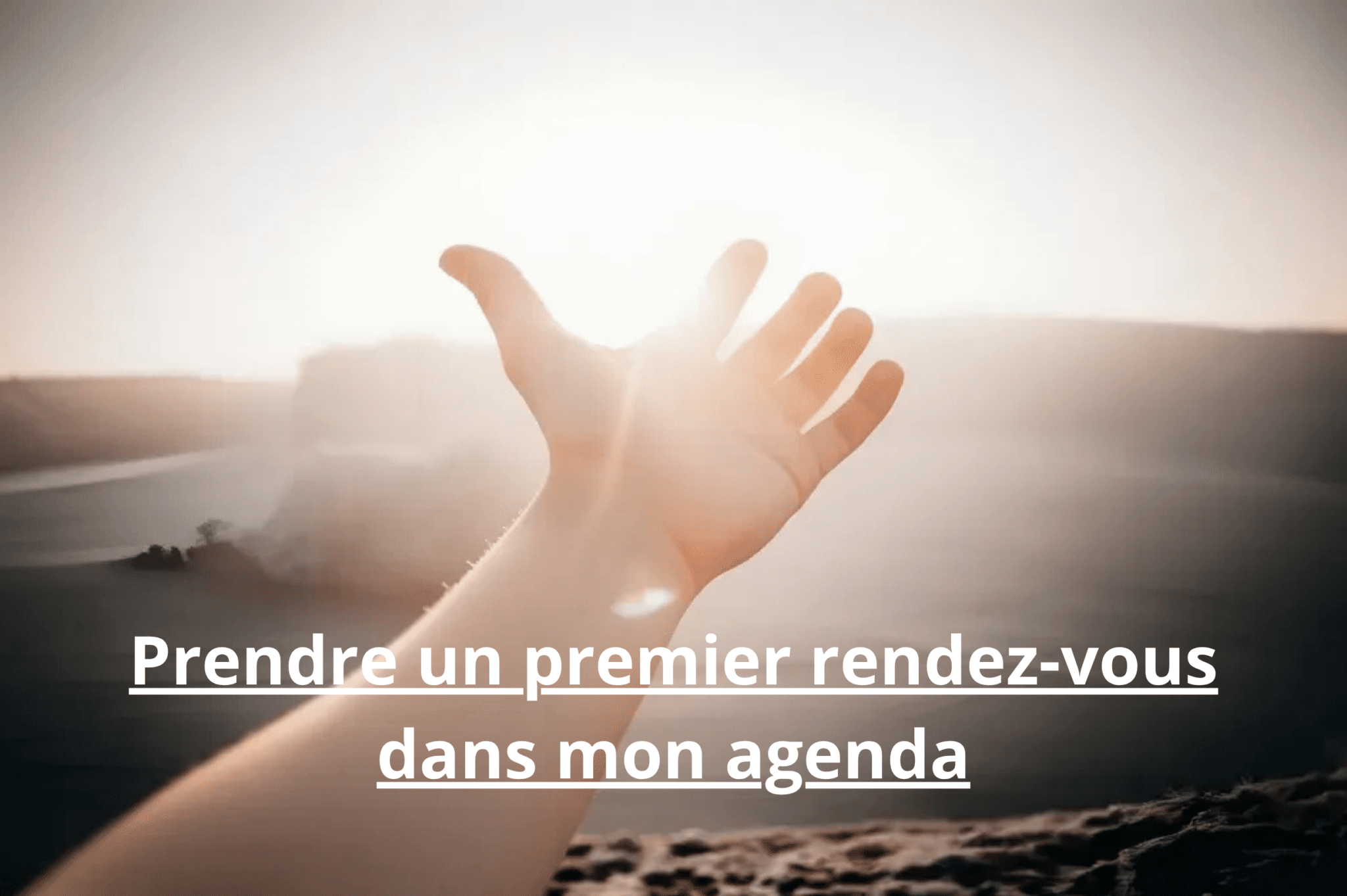 Prendre un 1er RDV dans mon agenda